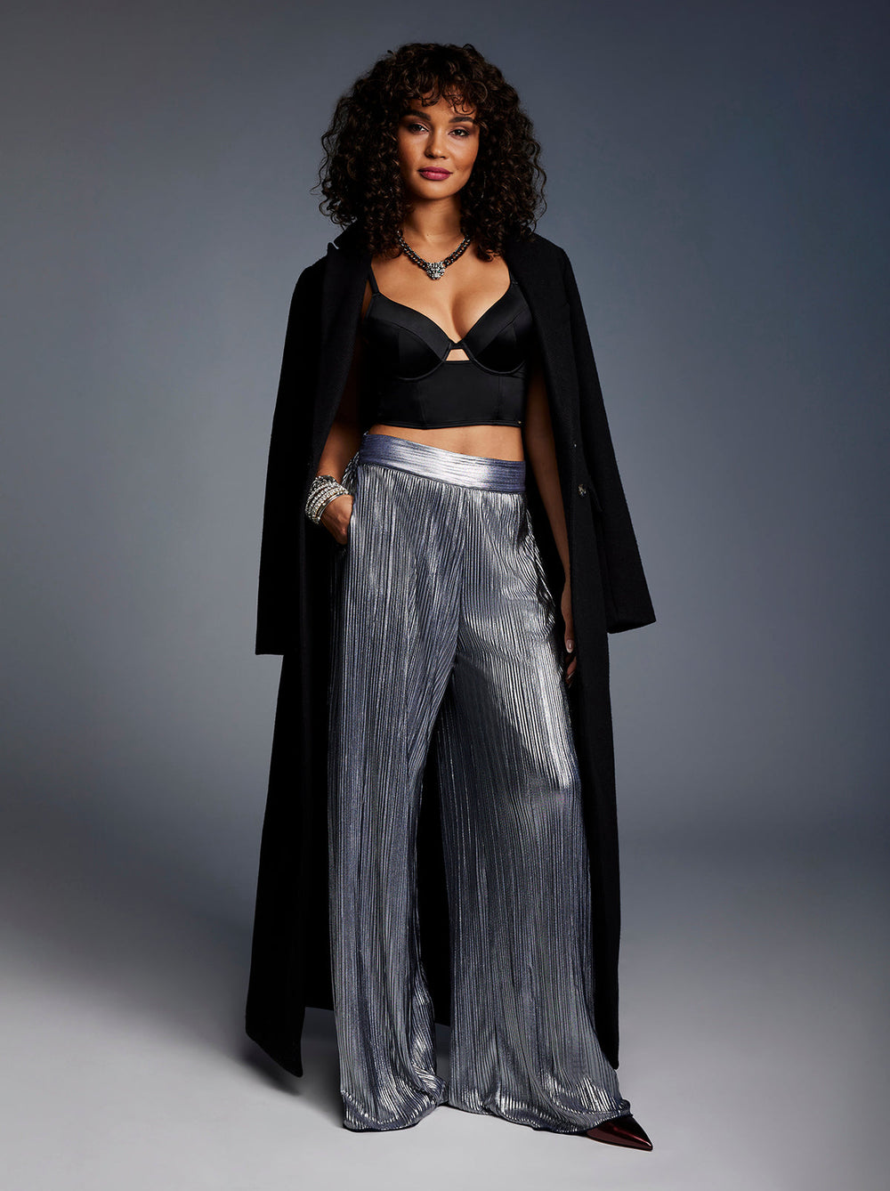 Jessica Simpson Adaeze Wide Leg Pant - Peacoat - Women