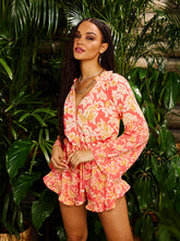 Jessica Simpson Aurelia Romper - Dubarry Prairie Clusters - Women