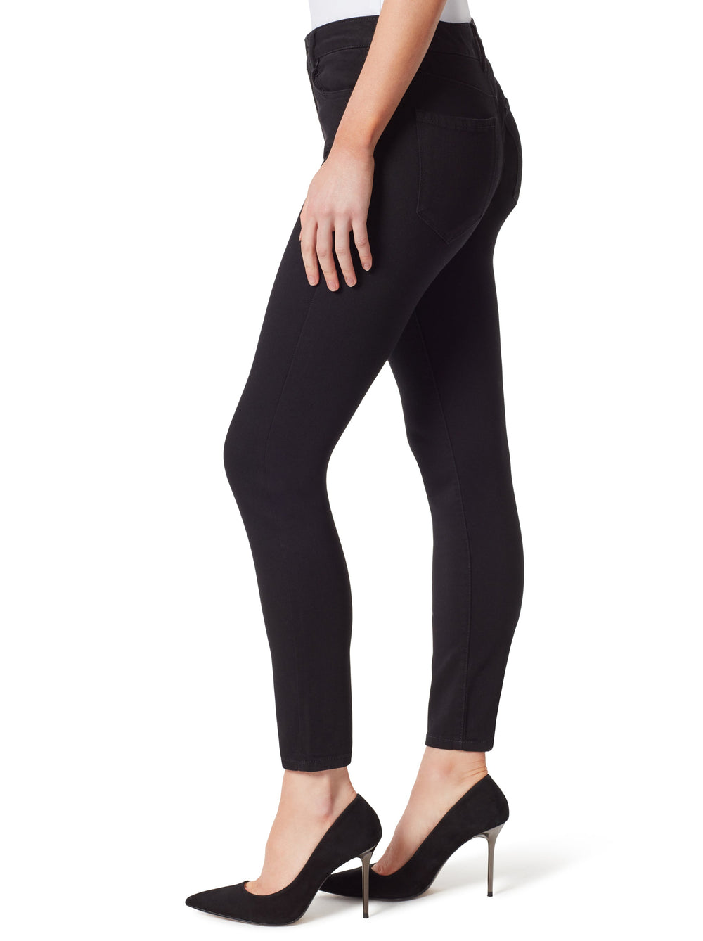 Jessica Simpson Adored High Rise Ankle Skinny Jeans - Black - Women