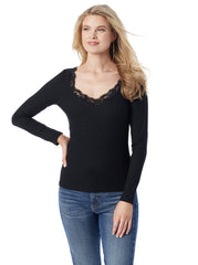 Jessica Simpson Abbey Sweatheart Top - Anthracite - Women