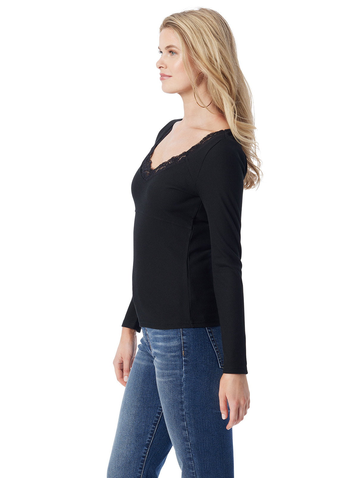 Jessica Simpson Abbey Sweatheart Top - Anthracite - Women