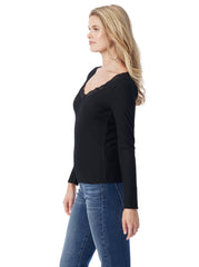 Jessica Simpson Abbey Sweatheart Top - Anthracite - Women