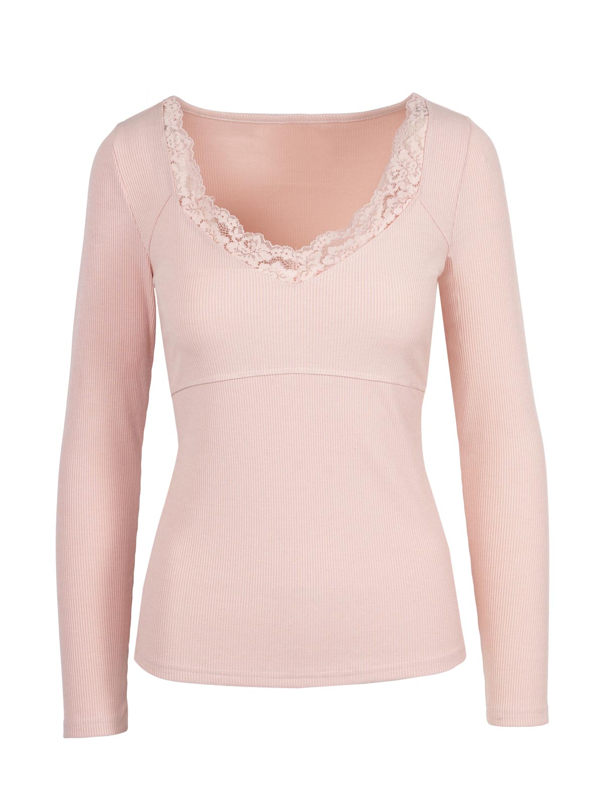 Jessica Simpson Abbey Sweatheart Top - Silver Pink - Women
