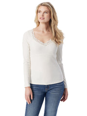 Jessica Simpson Abbey Sweatheart Top - Gardenia - Women