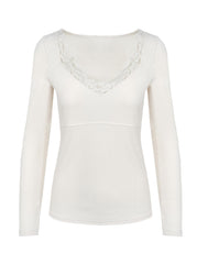 Jessica Simpson Abbey Sweatheart Top - Gardenia - Women