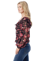 Jessica Simpson Aki Blouse - Willow Beauties - Women