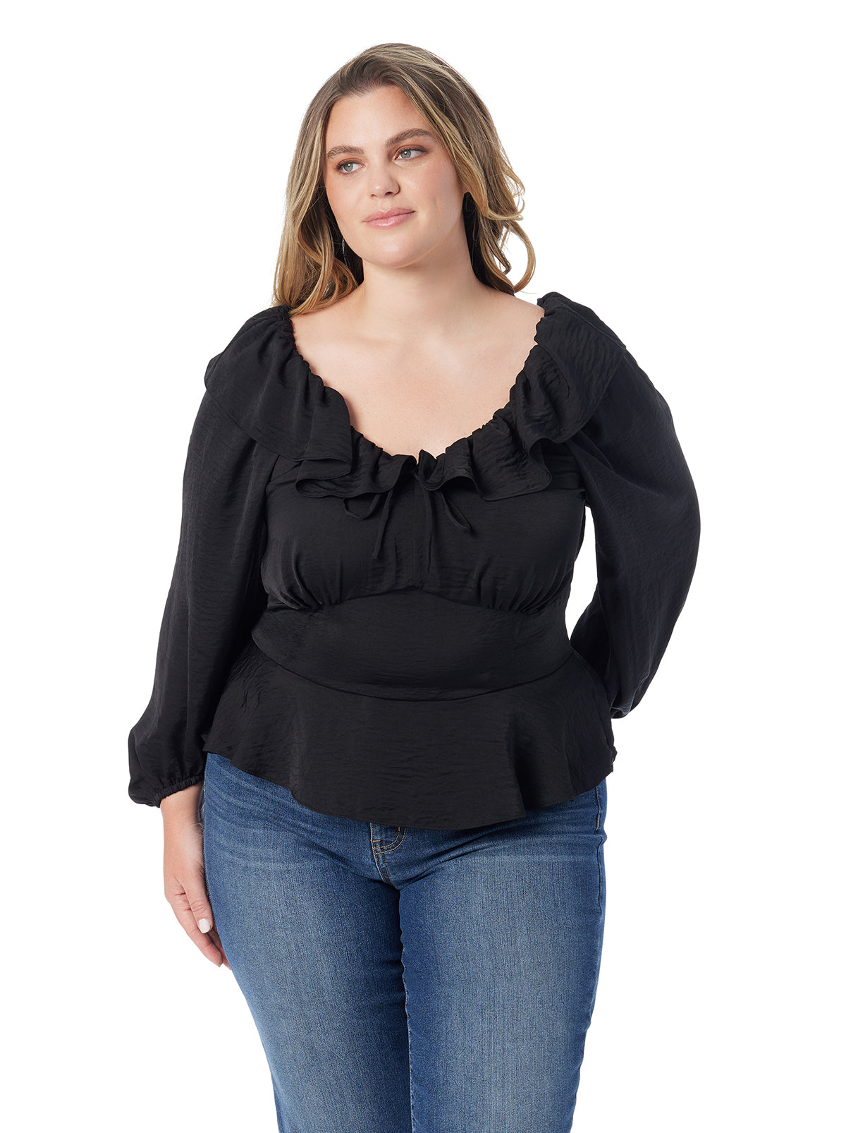 Jessica Simpson Aki Blouse - Anthracite - Women