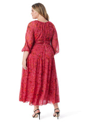 Jessica Simpson Adeline Maxi Dress - Outlined Blossoms - Women