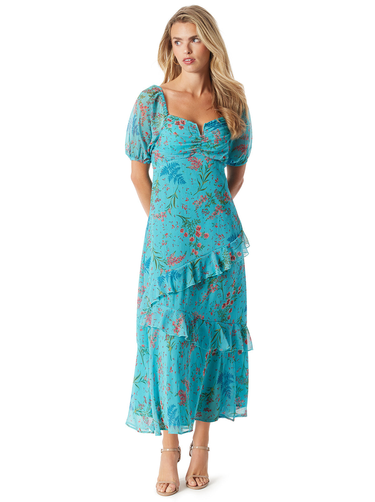 Jessica Simpson Aberash Dress - Baltic-Field Floral - Women