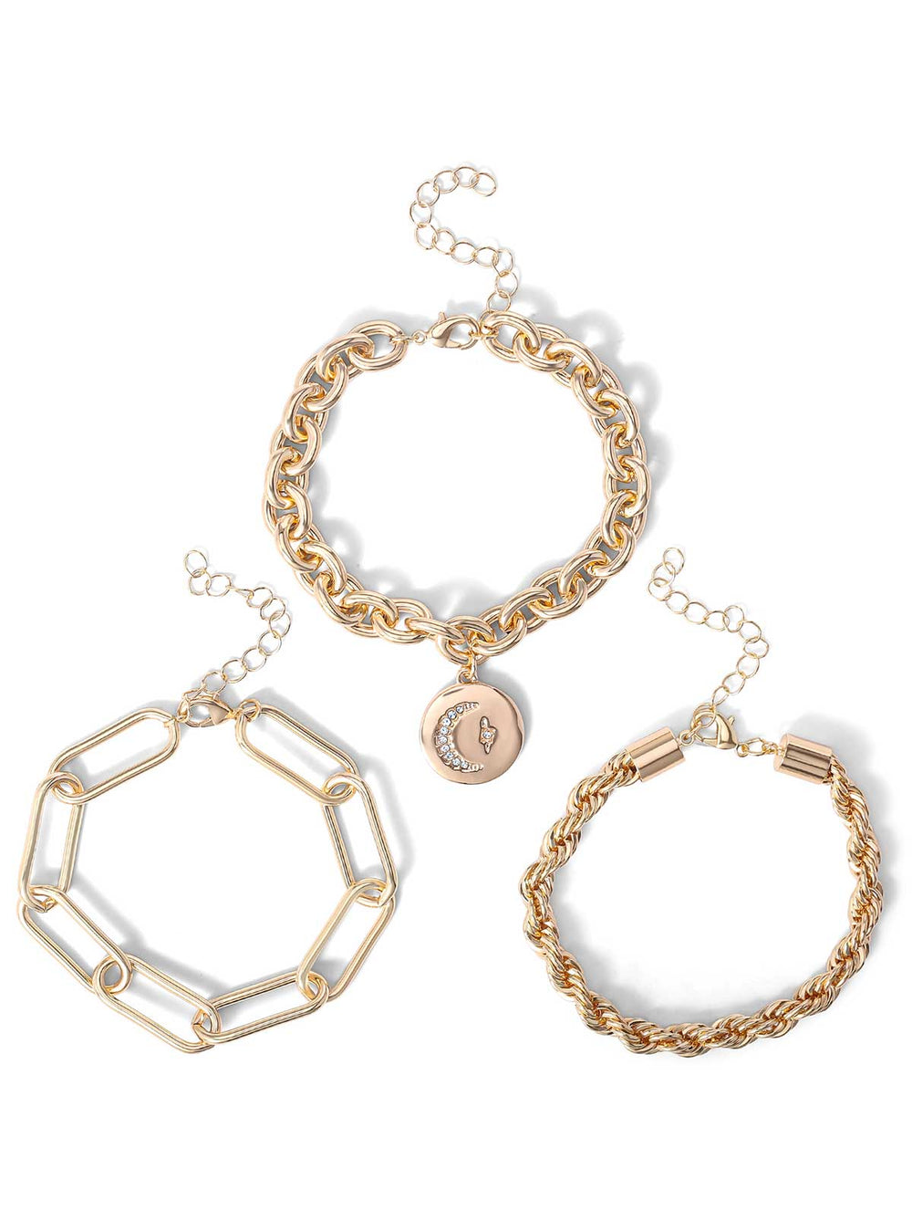 Jessica Simpson 3-Piece Bracelet Set - Accessories