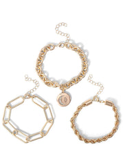 Jessica Simpson 3-Piece Bracelet Set - Accessories
