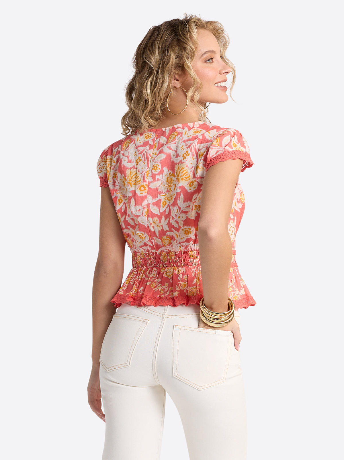 Jessica Simpson Alessia Blouse - Dubarry Prairie Clusters - Women